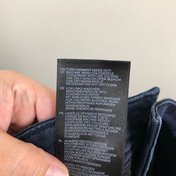 NYDJ Curves 360 Marilyn Straight Leg Jeans Shaping High Rise Dark Wash Size 2 - Picture 7 of 7